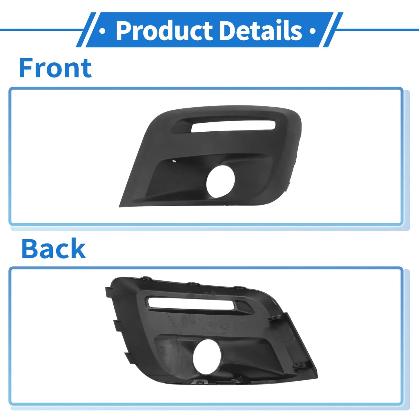 Front Left Fog Light Grill for Peugeot Partner (2015-2018)
