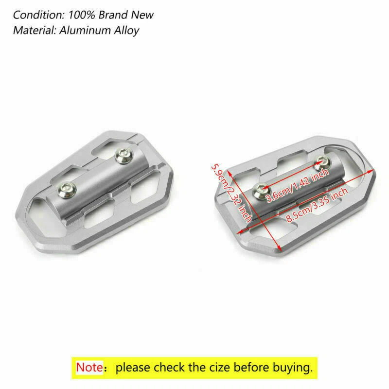 Footrest Foot Pegs for BMW G310GS (2017-2019), S1000XR (2015-2019), R1200GS (2013-2019)