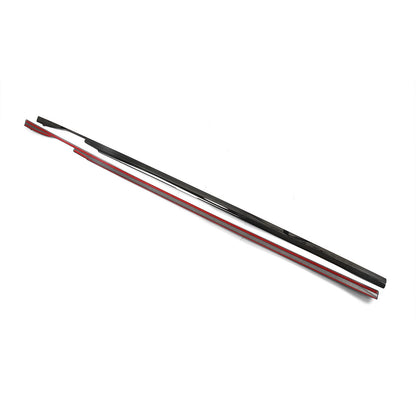 8 x Titanium Black Window Strip Moulding for Benz GLE Class (2020-2022)