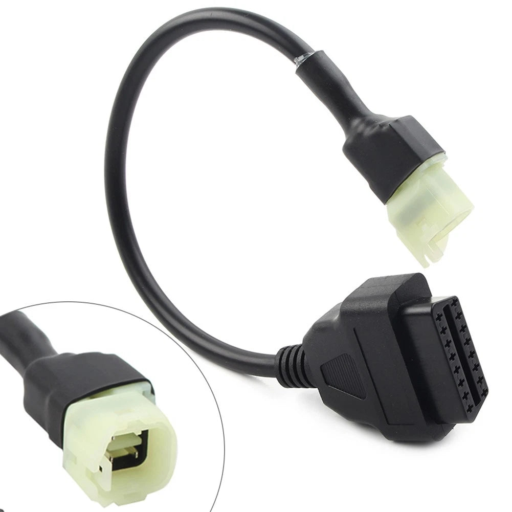 4 Pin to 16 Pin OBD2 Cable Connector for Honda Motorcycles (2010-2023)