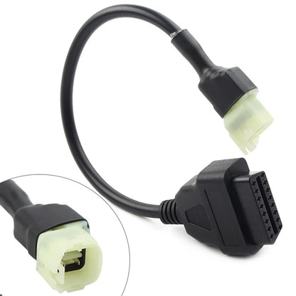 4 Pin to 16 Pin OBD2 Cable Connector for Honda Motorcycles (2010-2023)