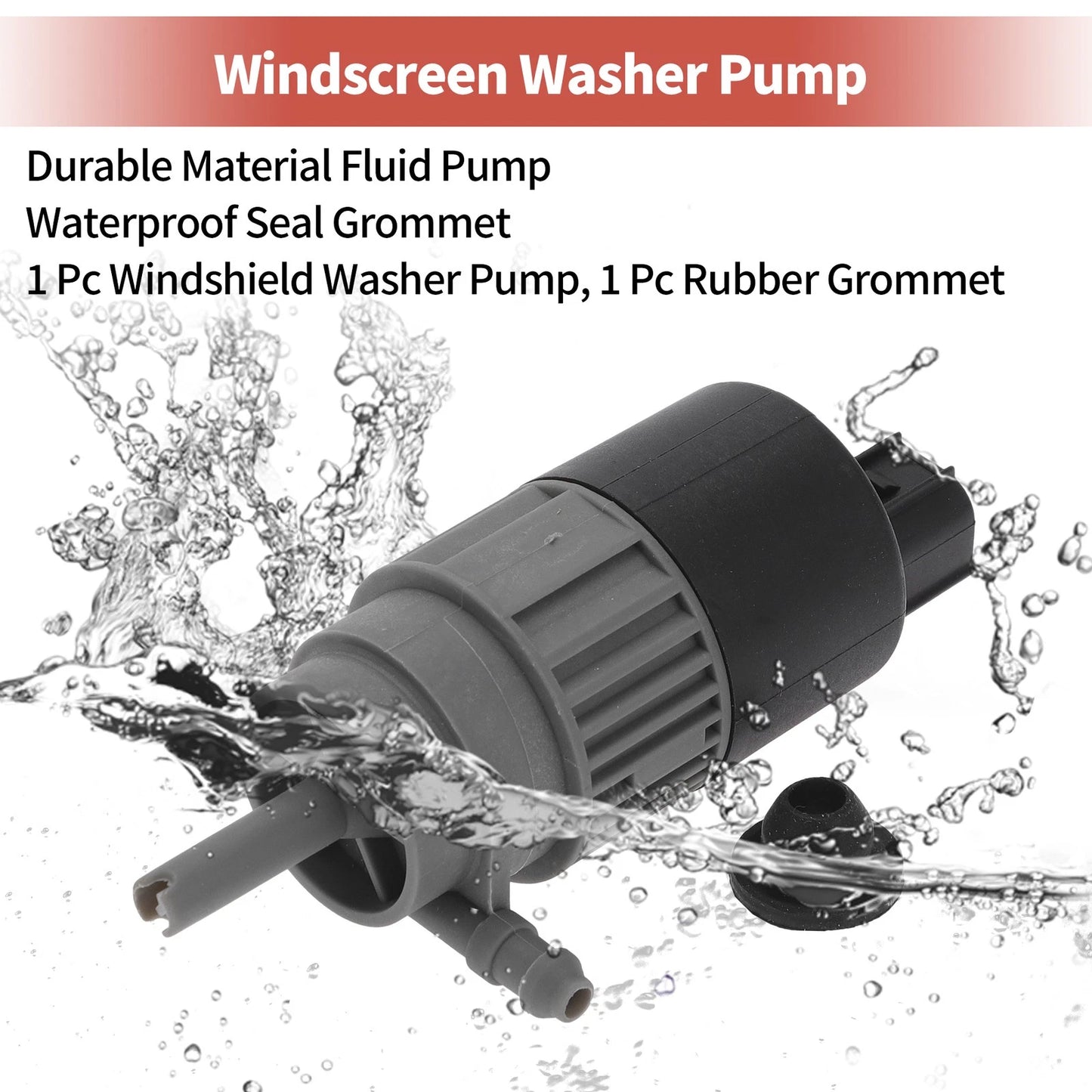 Windshield Washer Pump w/ Grommet for Land Rover (2003-2005)