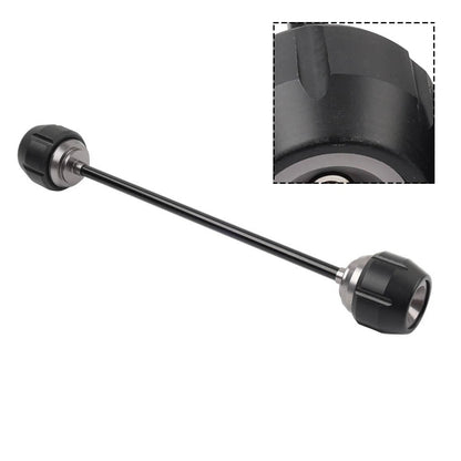 Black Front Wheel Axle Crash Slider for Kawasaki Z900 (2017-2019)