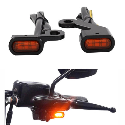 2 x Front Turn Signal Lights for Harley Touring & Softail (2009-2017)