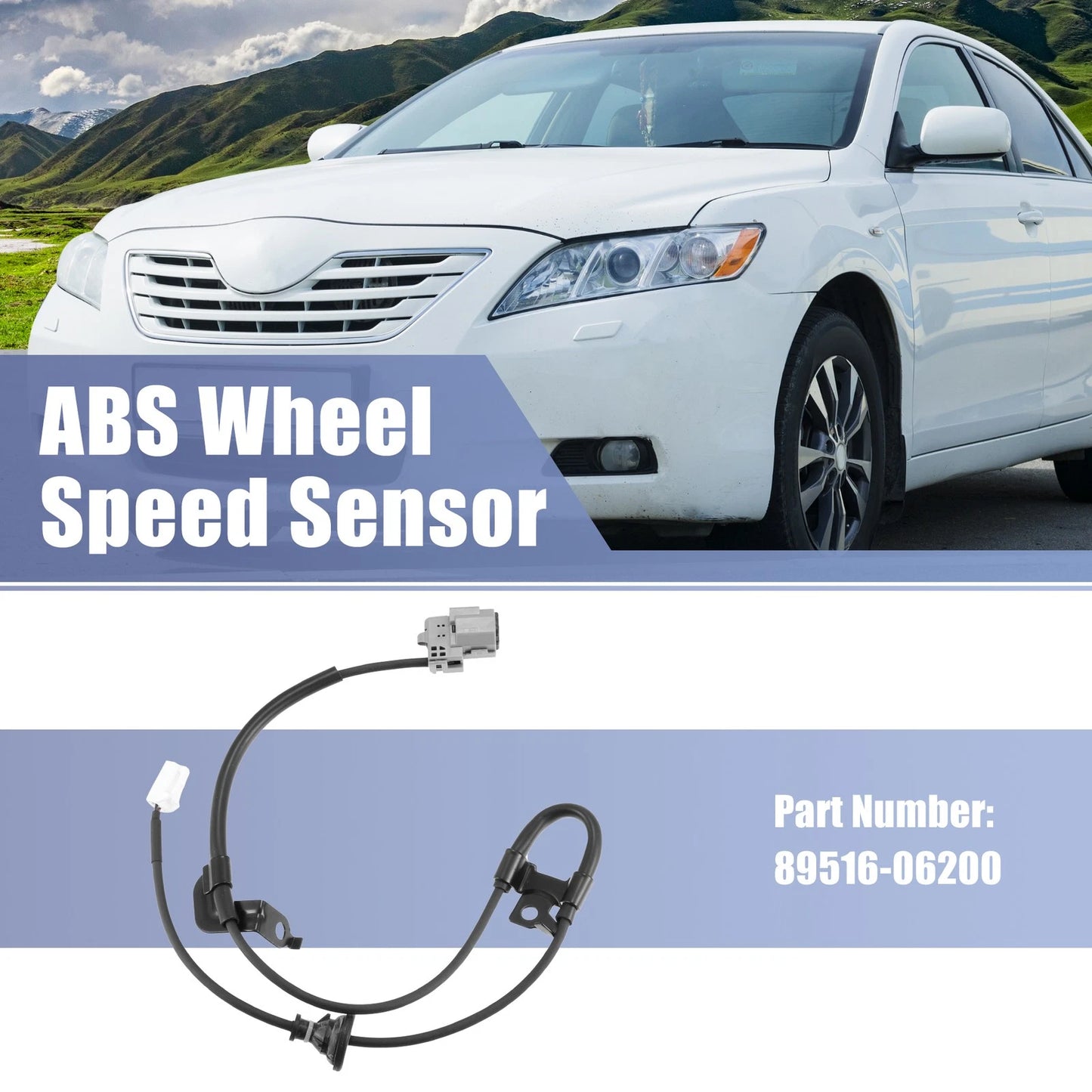 ABS Wheel Speed Sensor Rear Left for Toyota Camry (2012-2017)