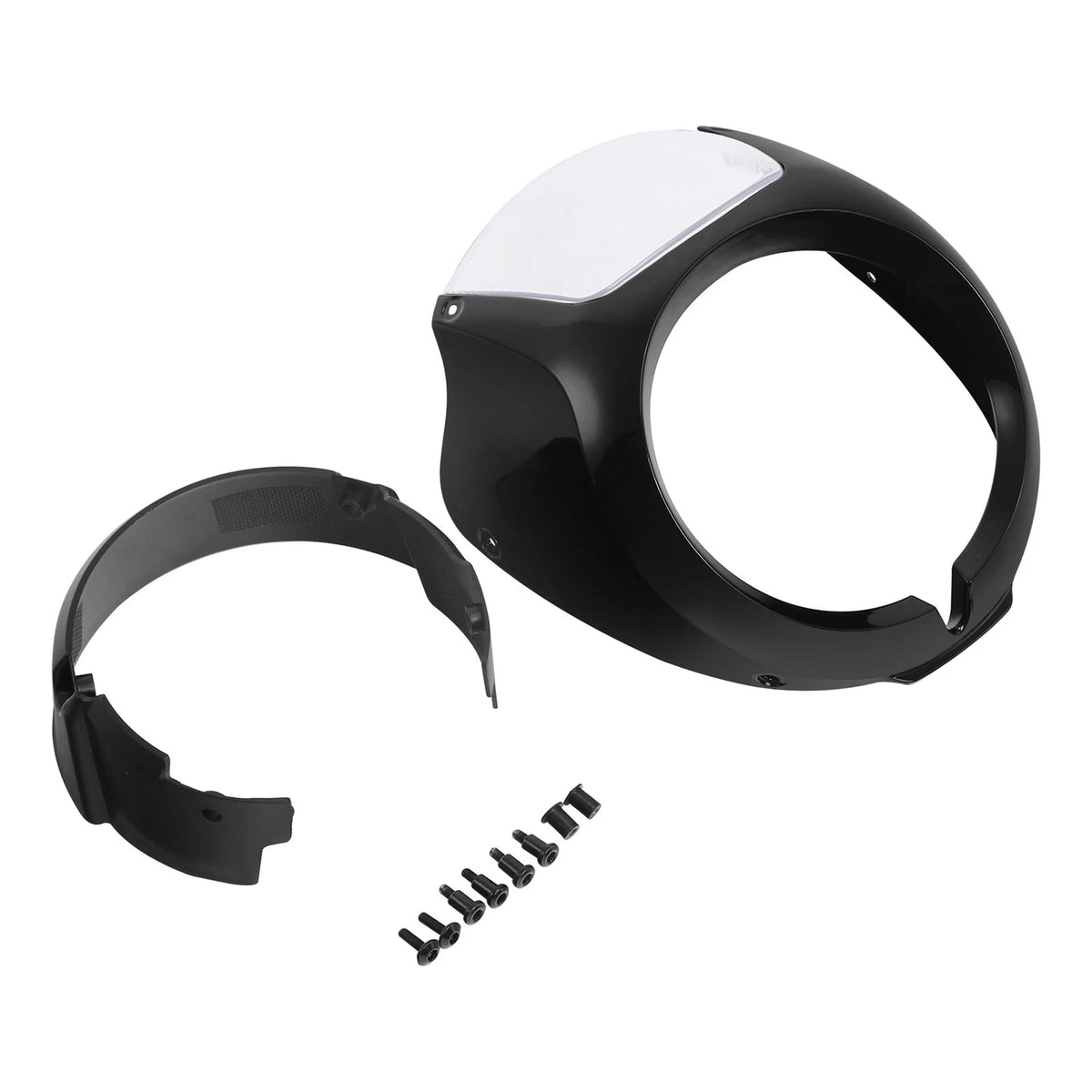 Vivid Black Headlight Fairing & Windshield for Honda Rebel CMX1100 (2021-2025)
