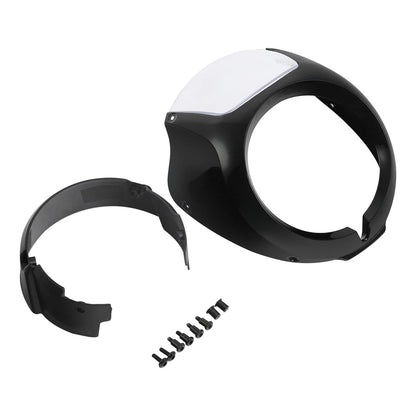 Vivid Black Headlight Fairing & Windshield for Honda Rebel CMX1100 (2021-2025)