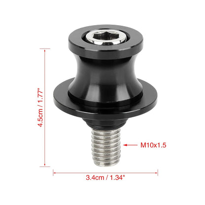 10mm CNC Swingarm Spool Stand Bobbins Starting Frame Screw for Motorcycle