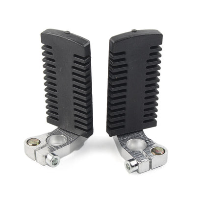 Foot Pegs Rest Pedals w/ Clamps for 43cc 47cc 49cc Pocket Dirt Bike Mini Scooter