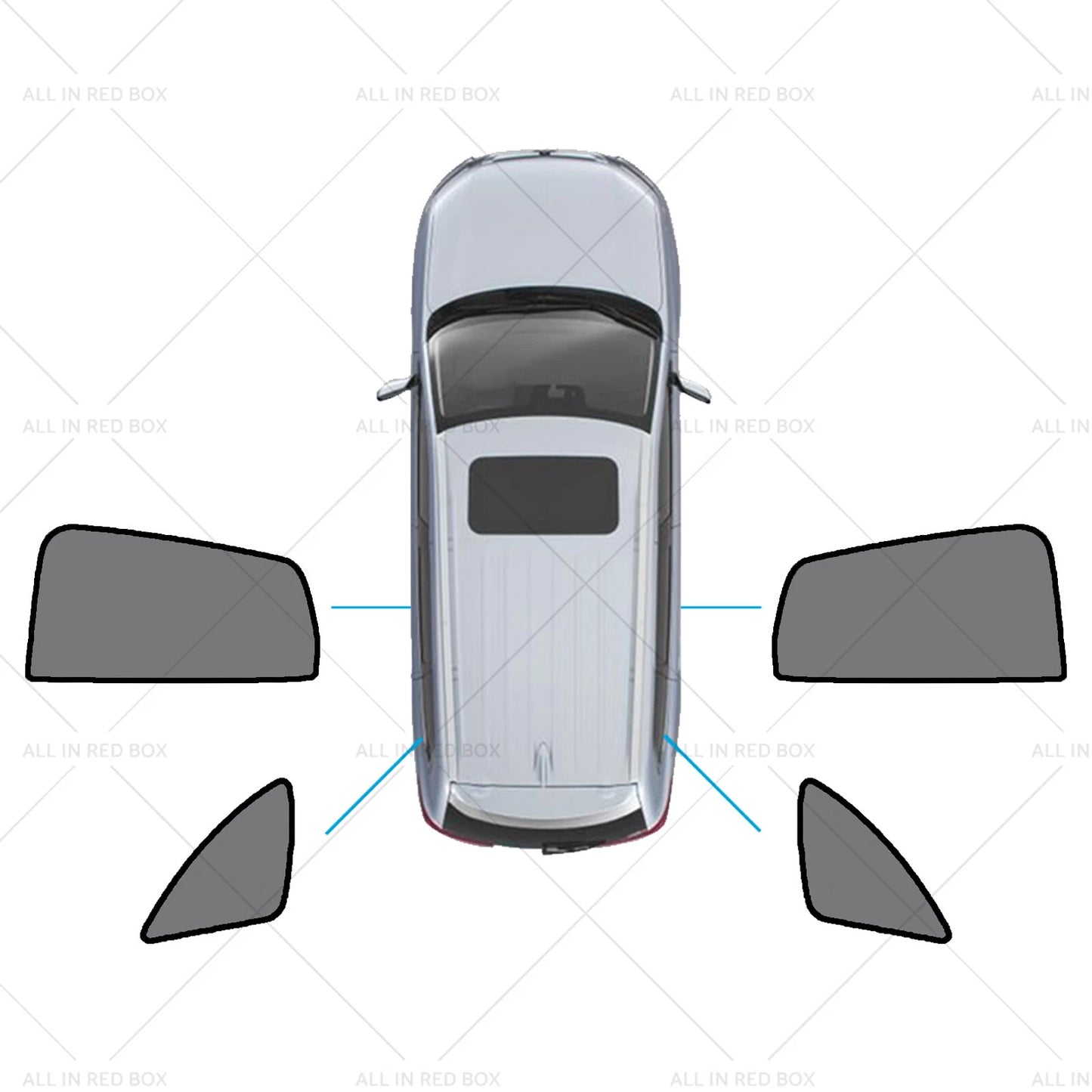 Magnetic Mesh Window Sun Shades for Mercedes-Benz GLA (2020-On)