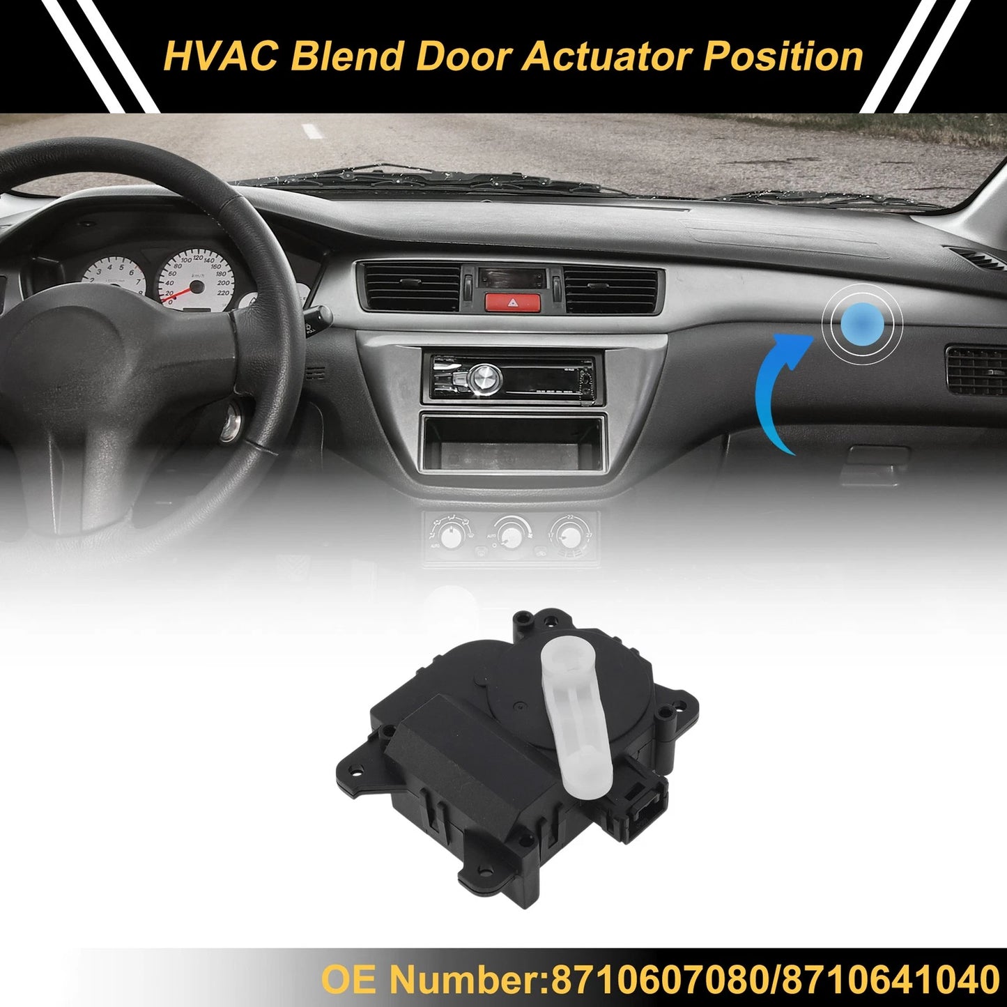 HVAC Heater Blend Door Actuator for Toyota Solara (2004–2008)