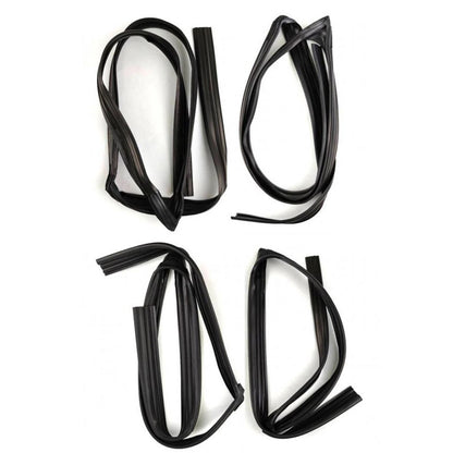 Glass Run Door Channel Weatherstrip Set 4 Fits Honda Accord 4D Sedan 2003-05 D05