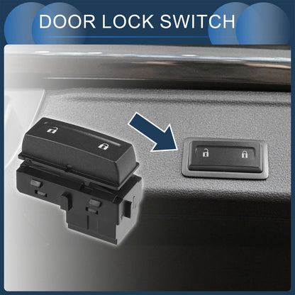 Door Lock Switch Front Left Driver for Chevrolet Silverado 1500