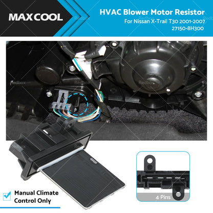 Blower Motor Heater Fan Resistor for Nissan X-Trail T30 (2001-2007)