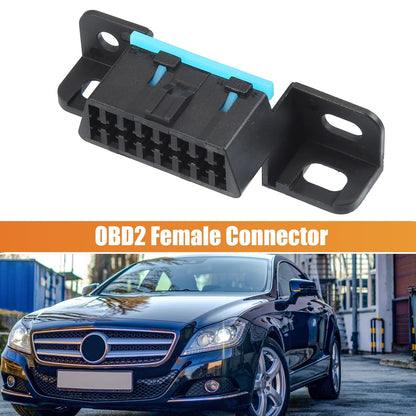 16 Pin OBD Female Connector 2 x Plug Shell with Terminals for Jeep
