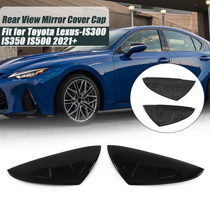 Gloss Black Mirror Covers for 2021-2023 Lexus IS300 IS350 IS500 M Style