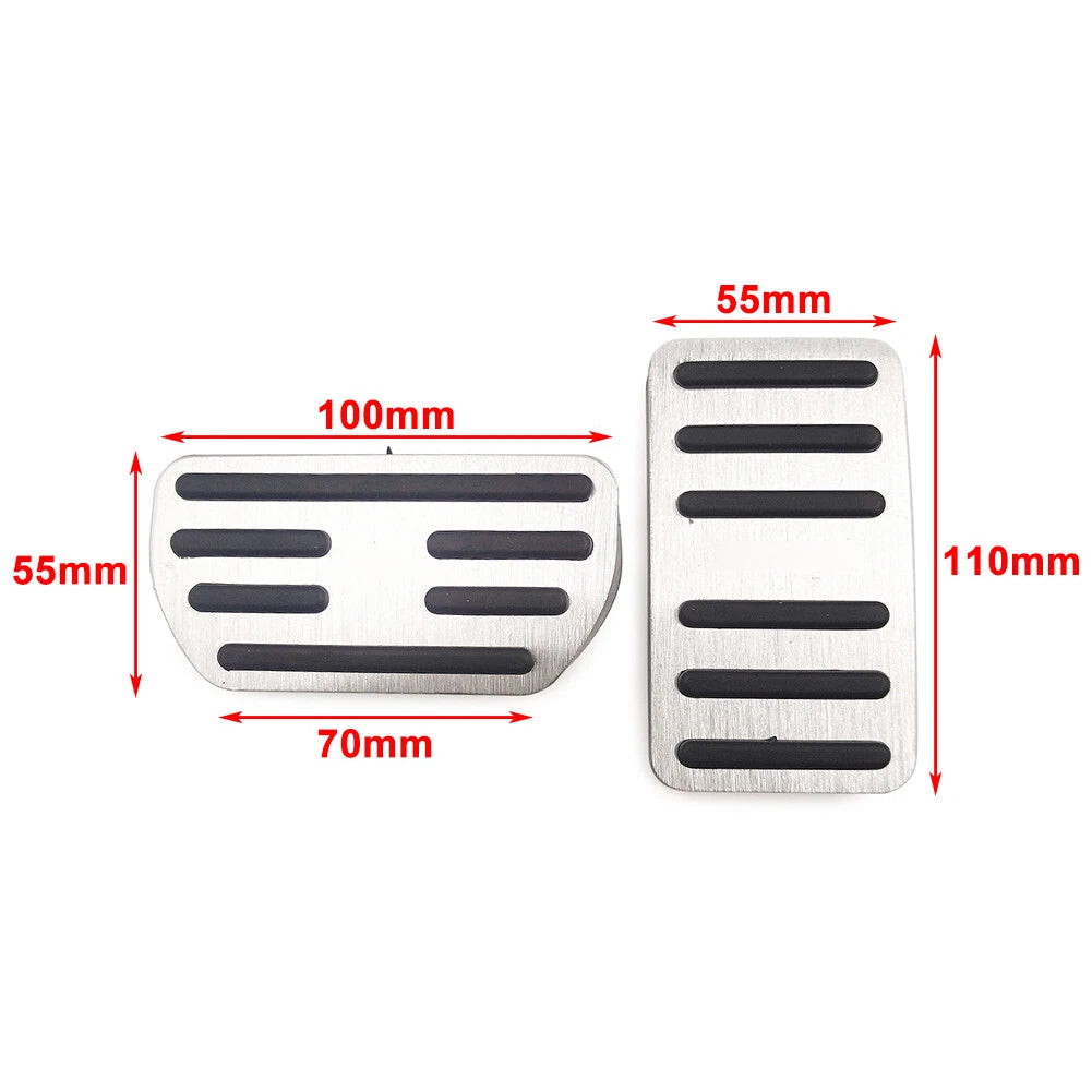 Brake Gas Pedal Covers Stainless Steel for Haval H2 H4 H6 M6 F5 (2014-2023)