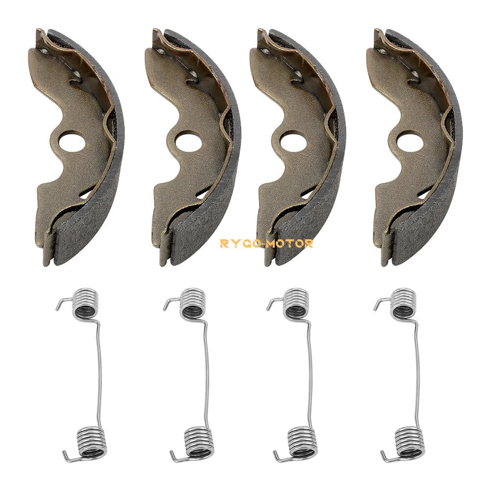 Front Brake Shoes W/Springs for Honda FourTrax 300 TRX300 2x4 (1988–2000)