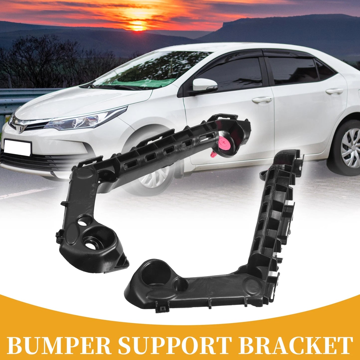 Front Bumper Support Bracket for Toyota Corolla (2019-2024) 1 Pair