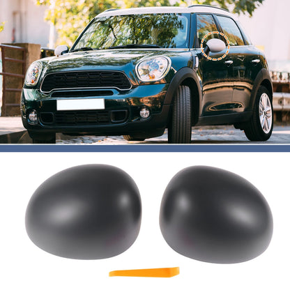 Gray Left Right Mirror Cover Cap for Mini F54 Clubman (2016-2024)