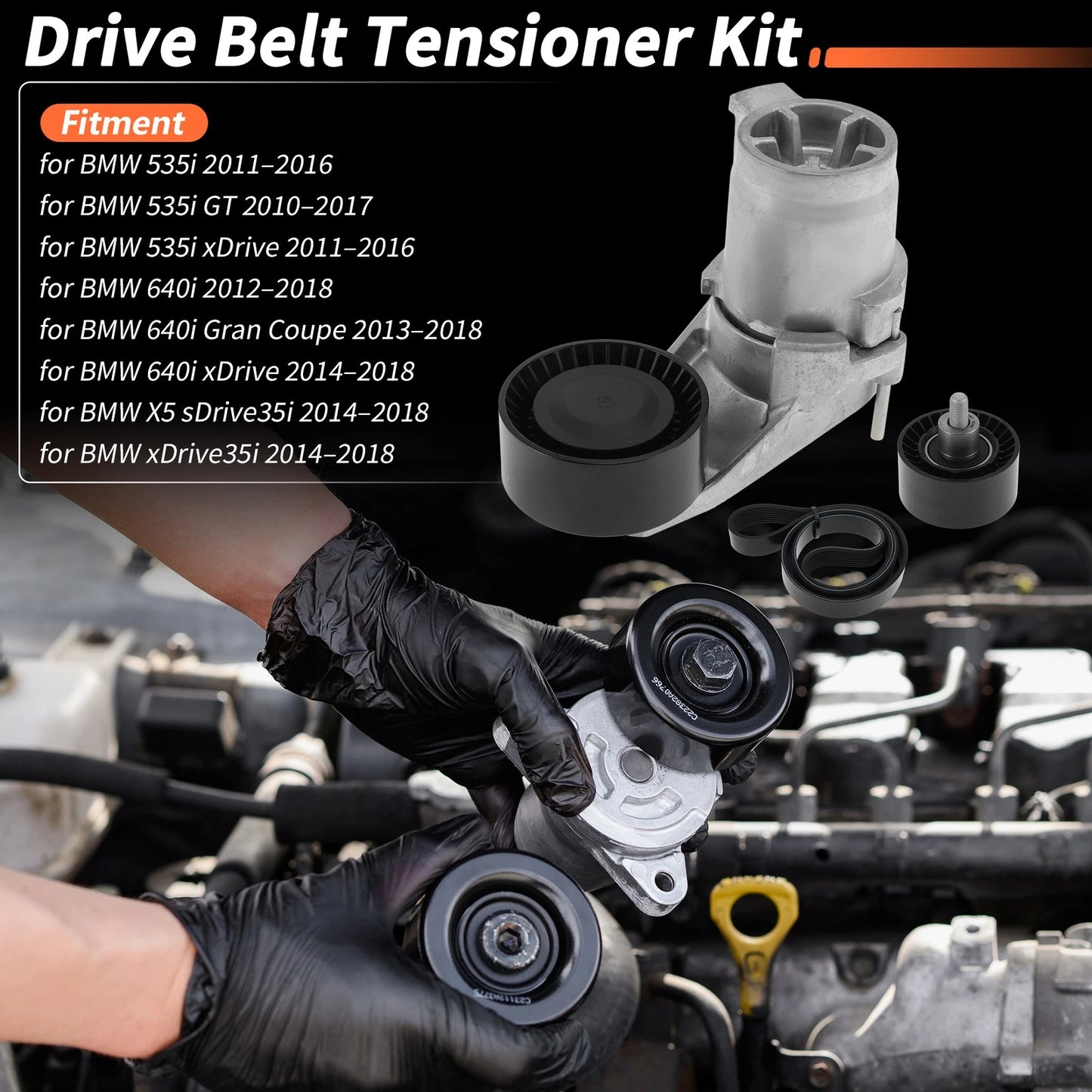 Drive Belt Tensioner for BMW 535i (2011-2016)