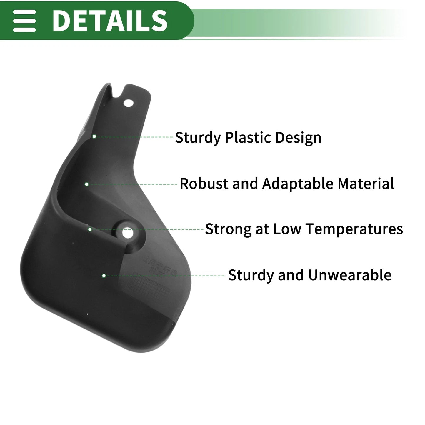 Mud Flaps Splash Guards 1 Set for Nissan Sylphy (2006-2008)