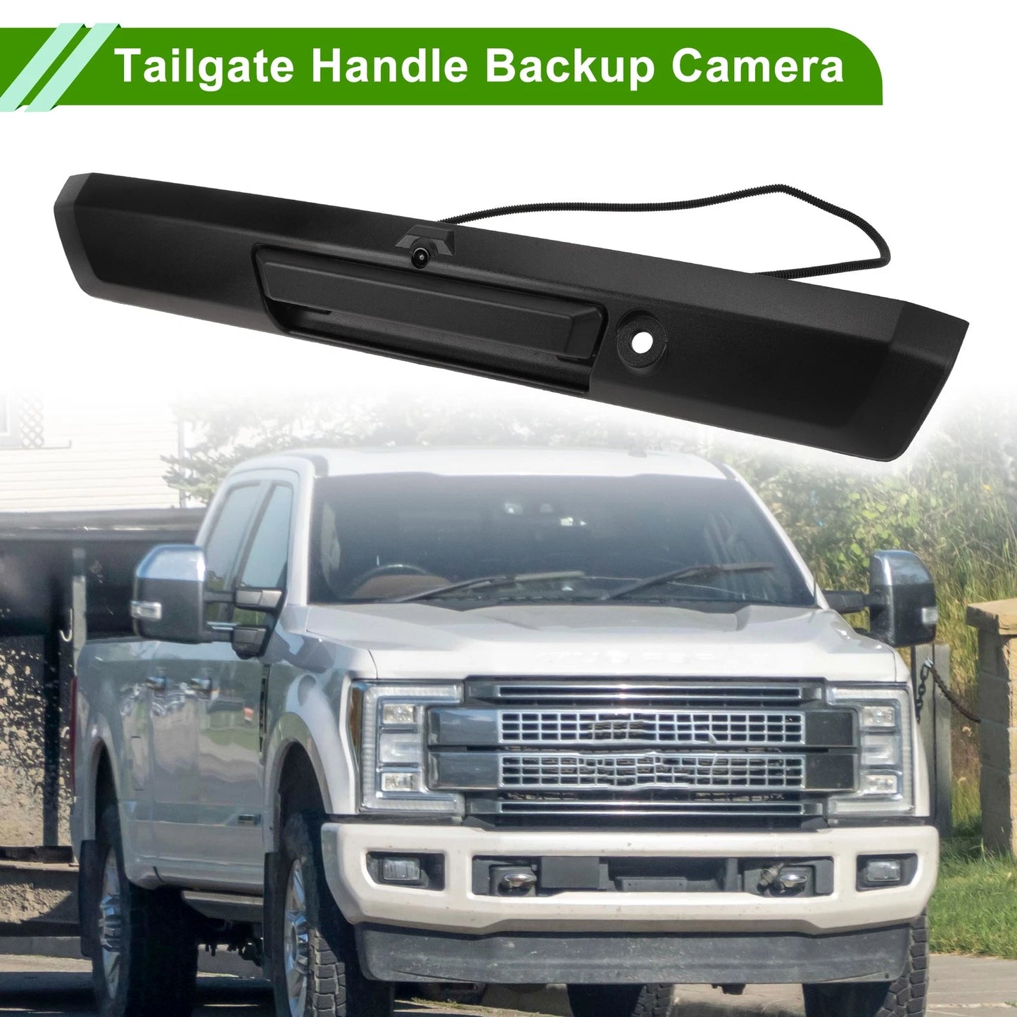 Car Tailgate Handle Backup Rear View Camera for Ford F-250 (2011-2016)