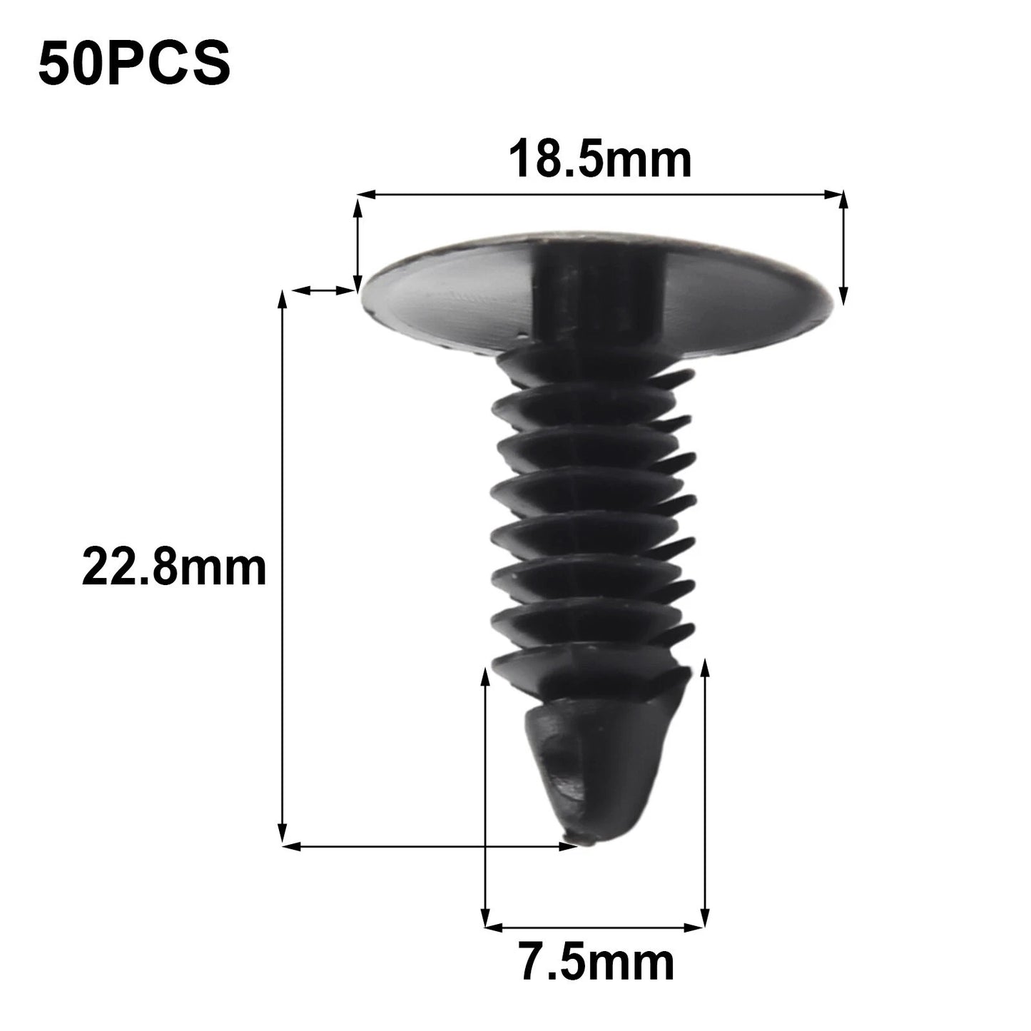 Rivet Fastener Clips 50pcs/set for Nissan