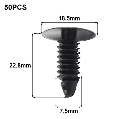 Rivet Fastener Clips 50pcs/set for Nissan