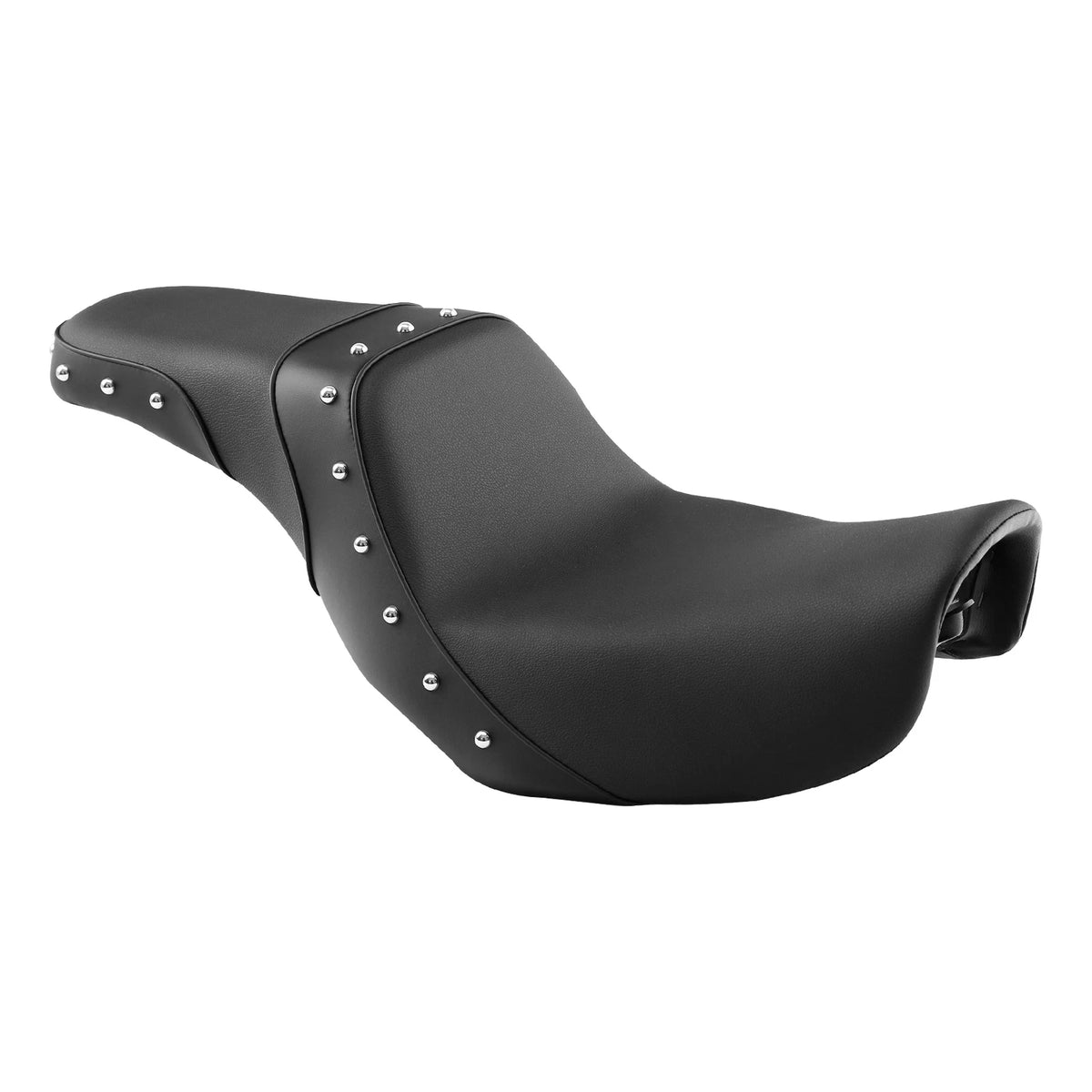 Black Driver Passenger Seat for Harley Dyna Low Rider Street Bob (06-17)