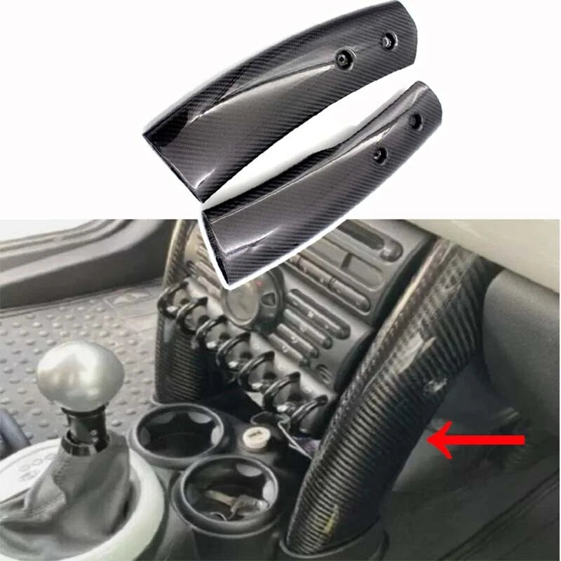 Real Carbon Fiber Interior Side Support Panel Dashboard for Mini Cooper R53