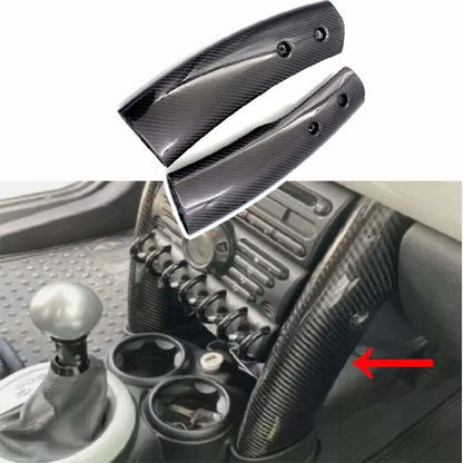 Real Carbon Fiber Interior Side Support Panel Dashboard for Mini Cooper R53