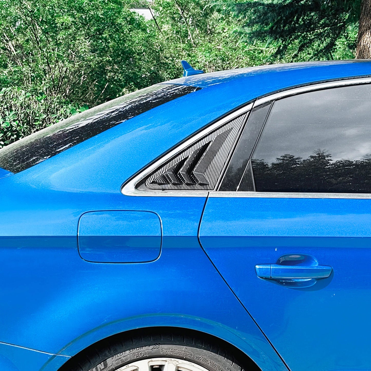 Rear Side Window Louver Trim Cover for Audi A3 S3 8V (2014-2020)