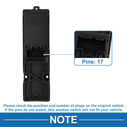Front Driver Side Power Window Switch for Ford Explorer (2011-2015)