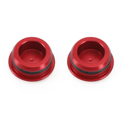 Frame Plugs Cover Red for Kawasaki EX 250 400 Ninja (2018-2022)