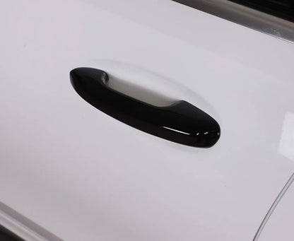 Black Door Handle Lid Cover Trim for Mercedes Benz C Class Sedan (2022-2023)