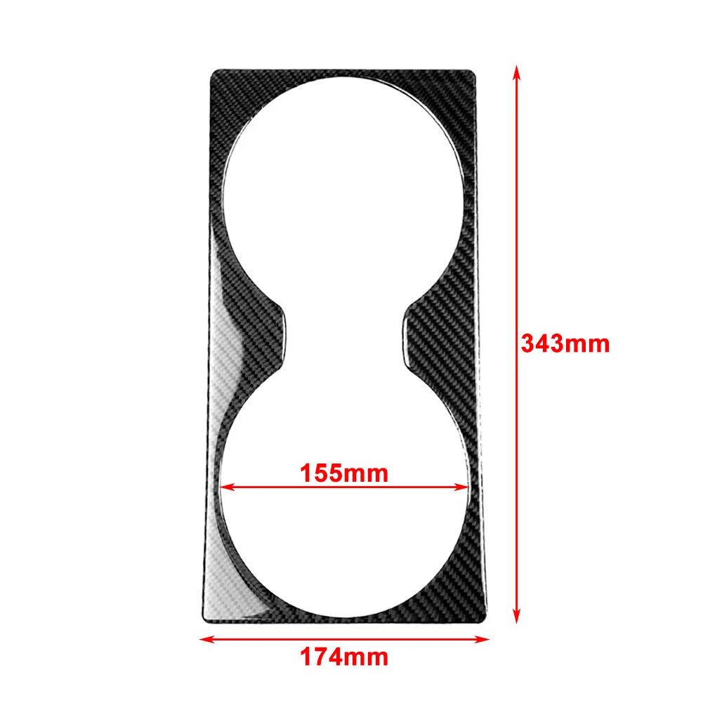 Rear Loudspeaker Frame Cover Trim for Nissan GTR R35 (2008-2020) Carbon Fiber Red