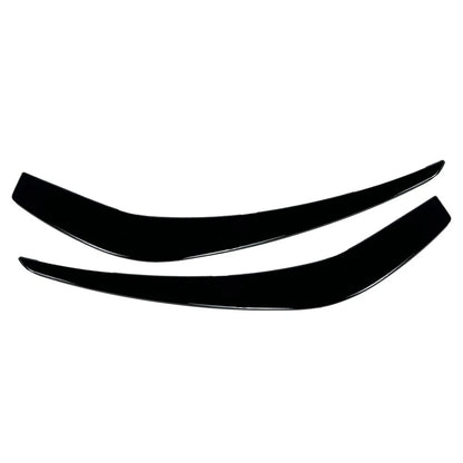 Glossy Black Front Bumper Side Air Vent Trims for Benz A Class (2013-2015)