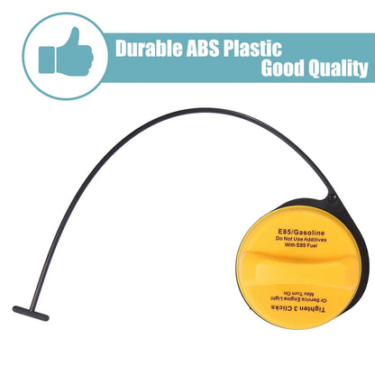 Gas Cap Cover for Cadillac Black Engine Oil Fuel Tank