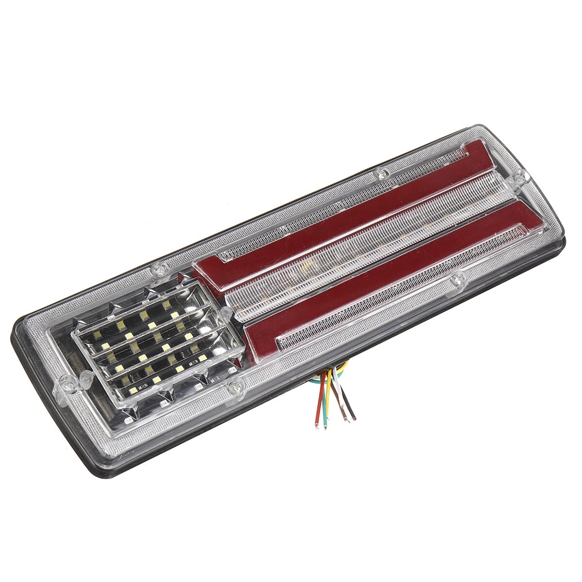 24V Flowing Rear Light Turn Signal Brake Reverse Lamp for Trailer Truck Lorry