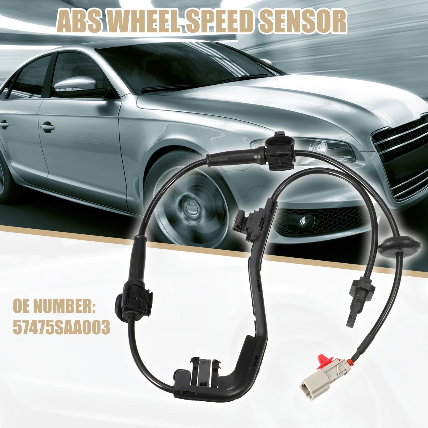 ABS Wheel Speed Sensor Rear Left for Honda City (2003-2008)