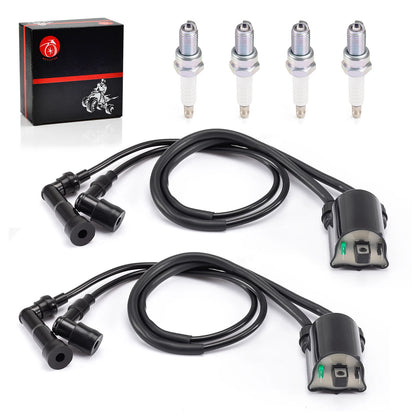 Ignition Coil & Spark plug for Kawasaki VN1500 Vulcan 1500 (1996–2008)