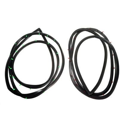 Front Door Weatherstrip Rubber x2 for Toyota Carina TA10 TA12 TA14 1970-1977