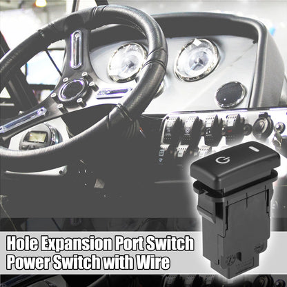 Hole Expansion Port Power Switch with Wire for Toyota Alphard (2015-2023)