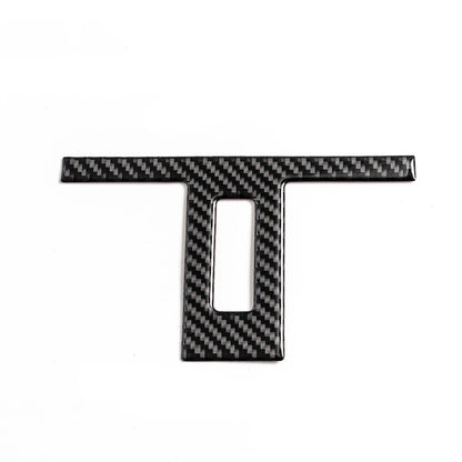 Carbon Black Roof Reading Light Panel Cover Trim Set for Dodge Challenger (2015)