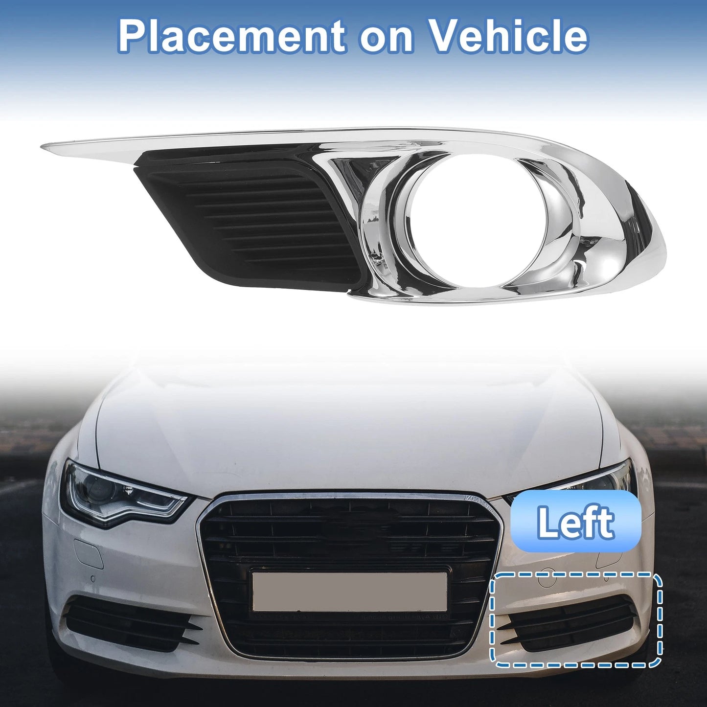 1 Pc Front Left Fog Light Grill for Toyota Avalon (2011–2012)