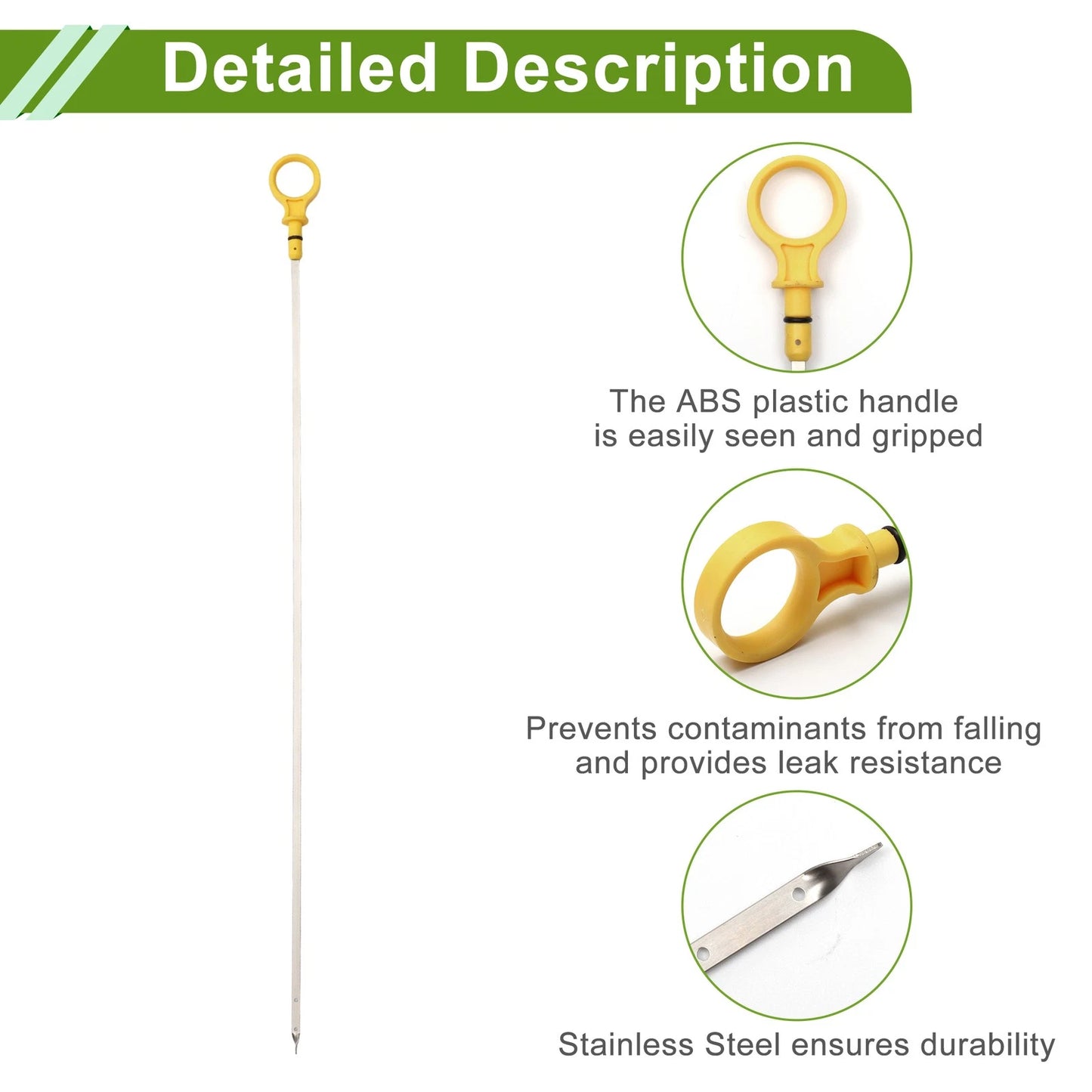 Engine Oil Dipstick No.ZJ0210450 for Mazda 2 Sport, Touring 1.5L L4 (11-14)