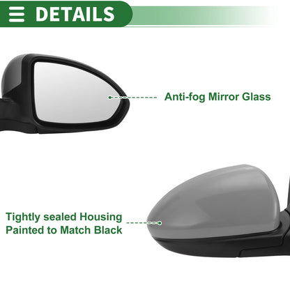 Right Passenger Side Door Mirror Replacement for Chevrolet Cruze