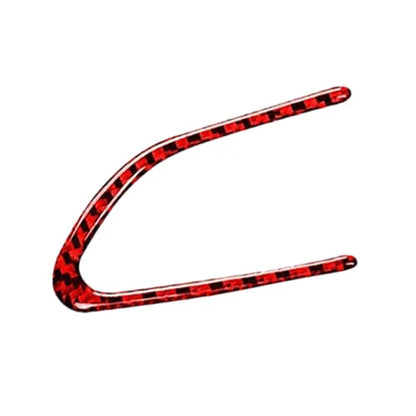 Red Steering Wheel Button Cover Trim for Infiniti Q50 Q60 (2014-2019)