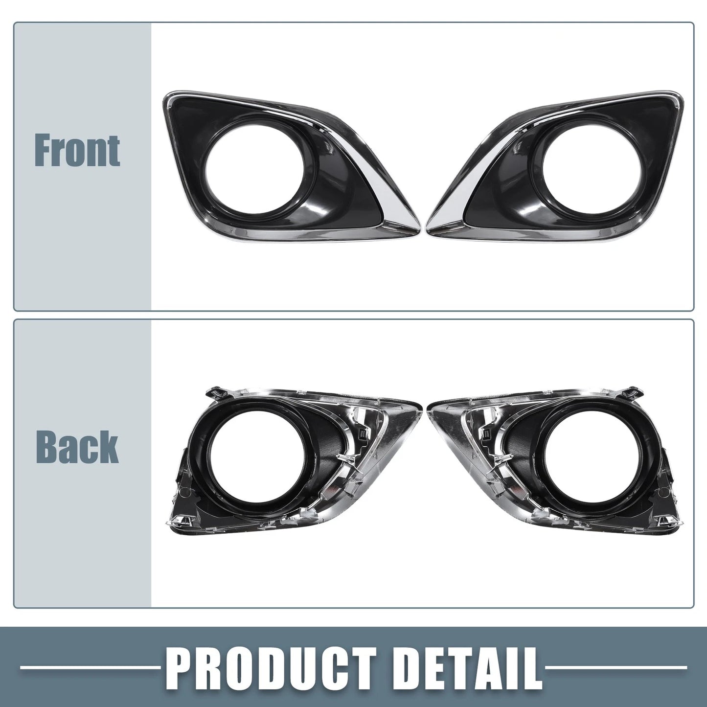 Fog Light Grille Covers  for Toyota Venza (2009-2015)